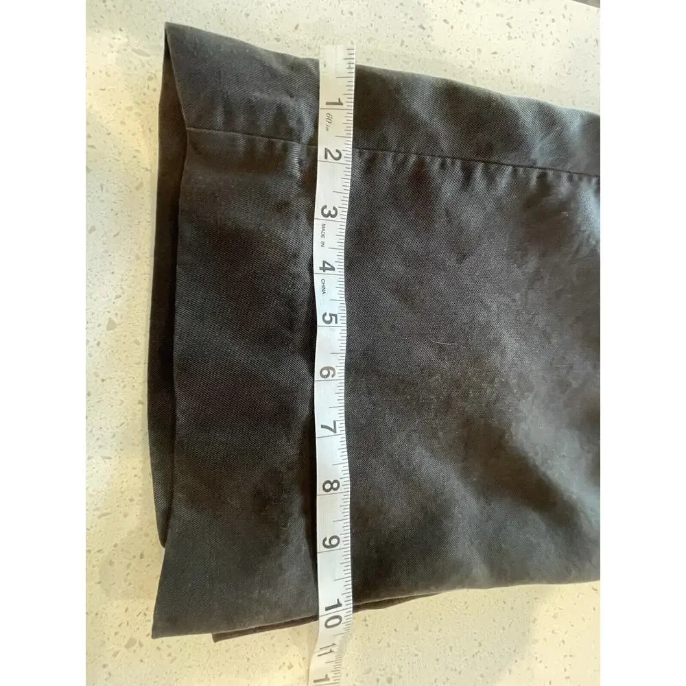 J. Jill‎ Tencel Full Wide Leg Pants Brown Size Medium